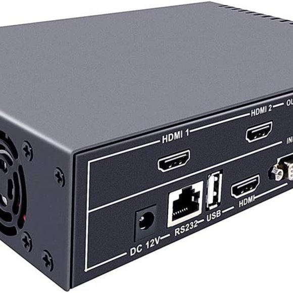 ISEEVY 4 Channel Video Wall Controller 2x2 HDMI DVI VGA USB Video Processor with - Picture 7 of 8